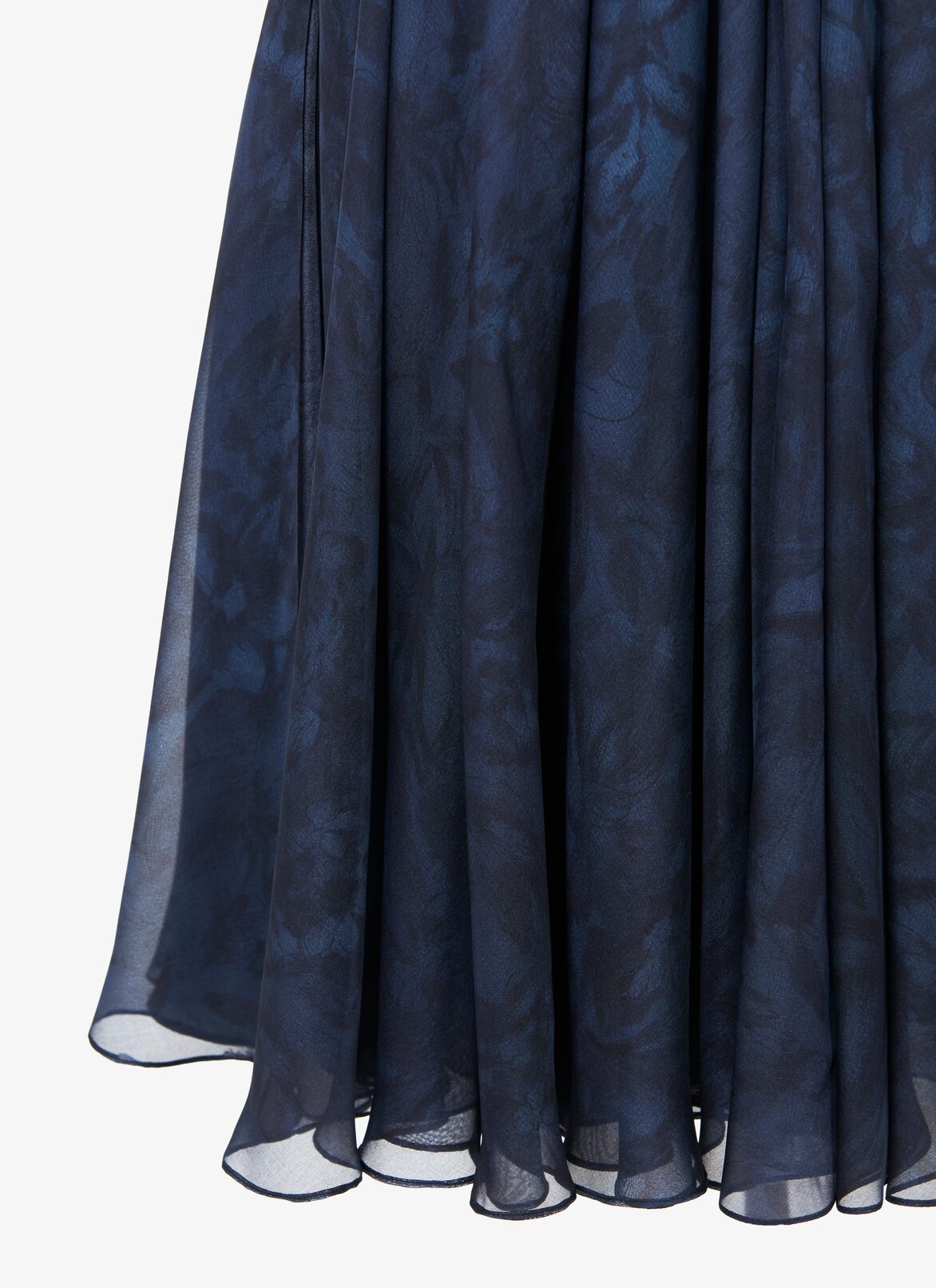 SLEEVELESS DRESS FLEURS MOUSSELINE BLUE RUSSIAN ALAÏA RUSSIAN BLUE  SLEEVELESS DRESS FLEURS MOUSSELINE BLUE RUSSIAN